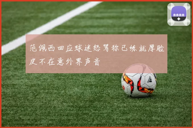 范佩西回应球迷怒骂称已练就厚脸皮不在意外界声音